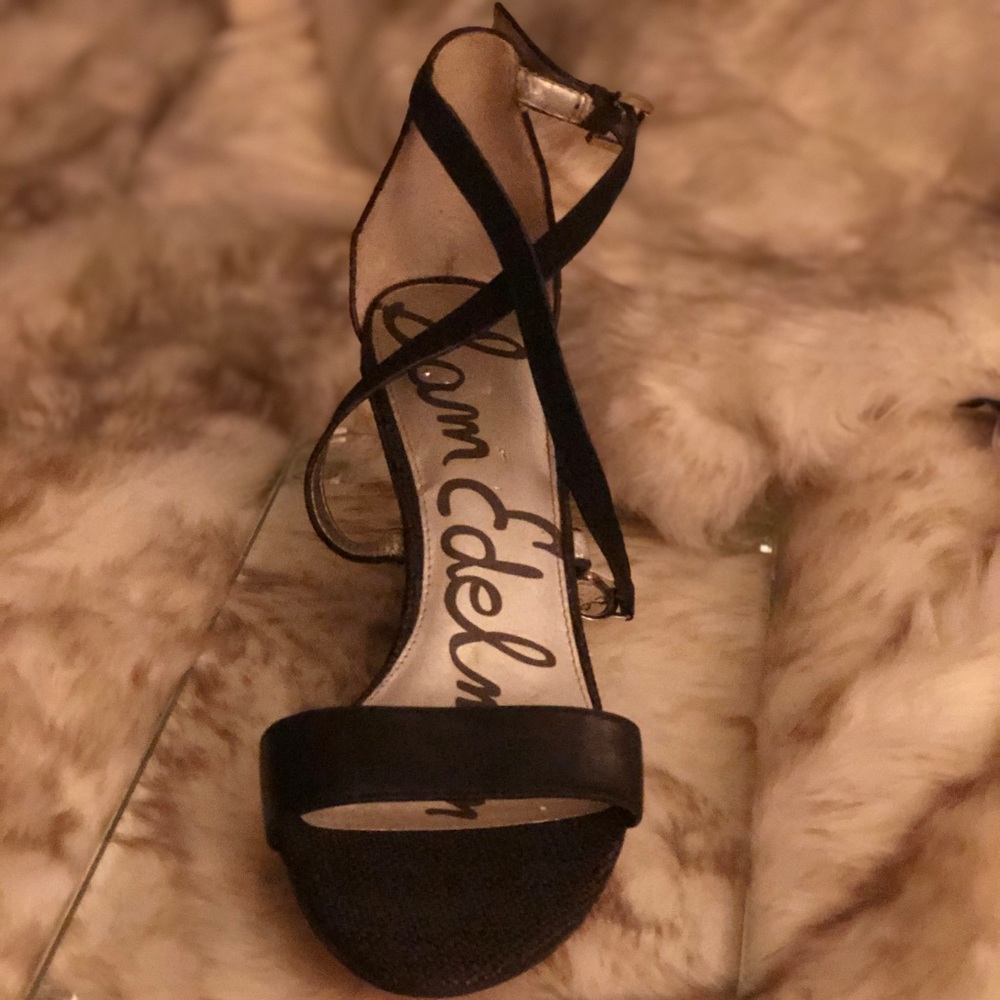 Black Sam Edelman sandals